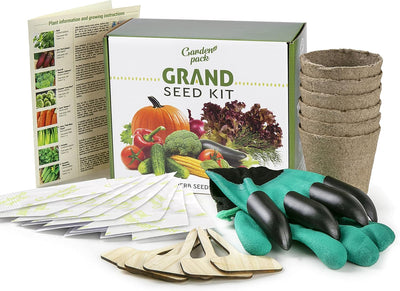 Grand Seed Growing Kit - 30 Vegetable Seeds Varieties