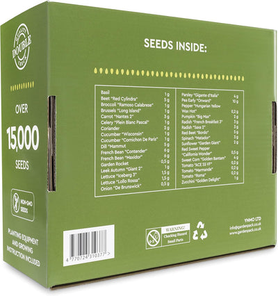 Grand Seed Growing Kit - 30 Vegetable Seeds Varieties