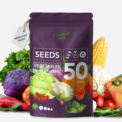 Garden Pack Seeds Pouch - 50 Varieties
